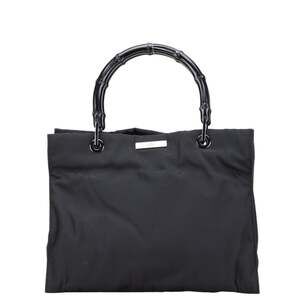 Gucci Vintage Bamboo Handle Tote Gg #199317G41B